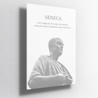 Custom Seneca inspirational quote Poster