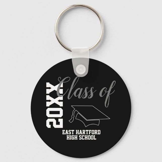 Custom Senior Class 2023 Favour Key Ring (Front)