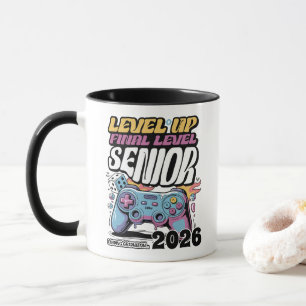 Custom Senior Class of 2026, Funny Gamer Graduate Mug