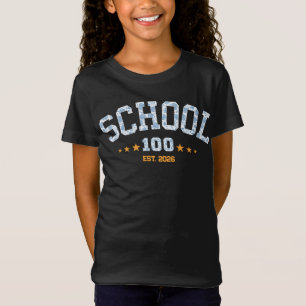 Custom Senior Class Of 2026 Graduation Blue Floral T-Shirt