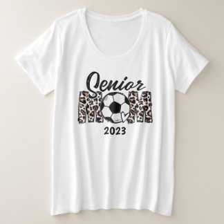 Custom Senior Soccer Mum, Customised Soccer Plus Size T-Shirt