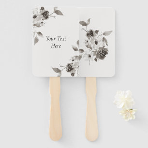 Custom Sepia Toned Fan Party Supply