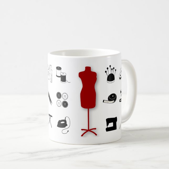 Custom Sew Right Mug for Artists (Front Right)