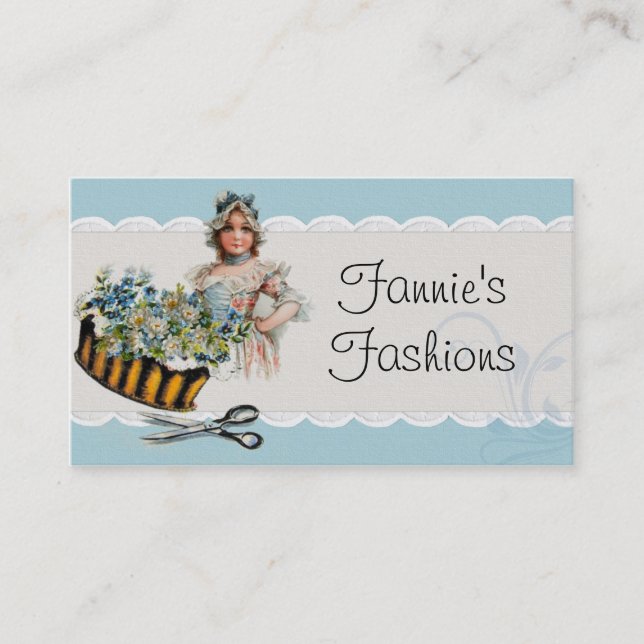 Custom Sewing Business Card (Front)