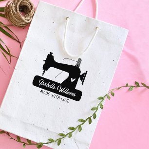 Custom Sewing Business, Large Rubber Stamp