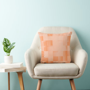 Custom Shades of Peach Fuzz Squares Cushion
