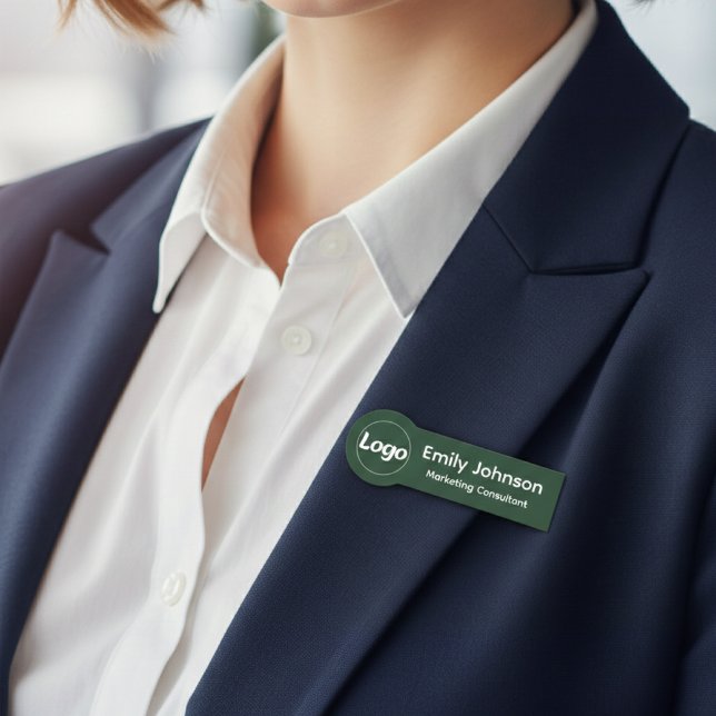 Custom Shaped Employee Pin Name Tag  (Creator Uploaded)