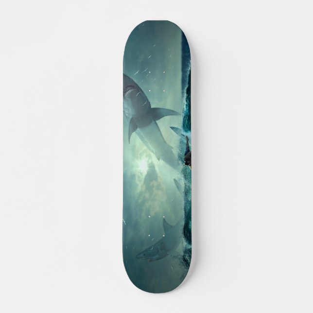 Custom Shark Skateboard (Front)