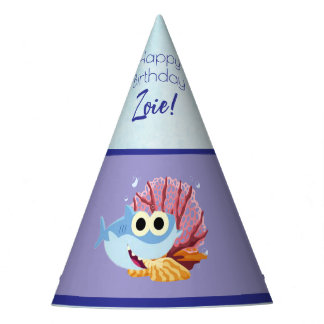 Custom Shark Theme Party Hat