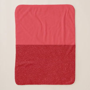 Custom Sherpa Blanket – Two-Tone Tomato Red
