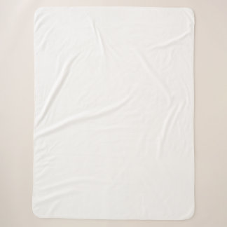 Custom Sherpa Fleece Blanket Large 60x80