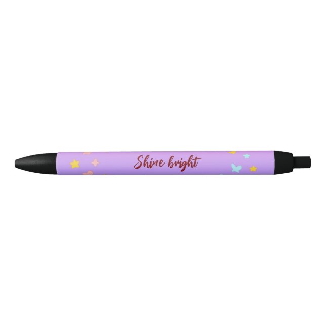 Custom Shine Bright Pen for Girls (Front)