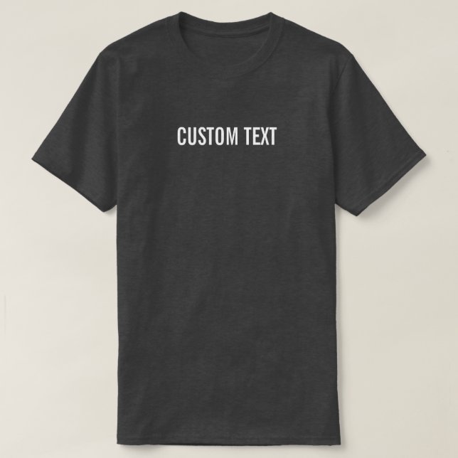Custom Shirt Your Text Here Script Left Chest (Design Front)