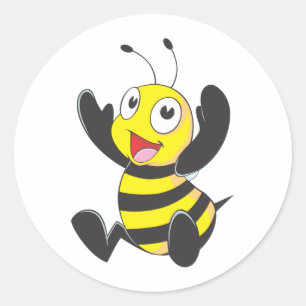 Custom Shirts : Baby Bee Shirts Classic Round Sticker