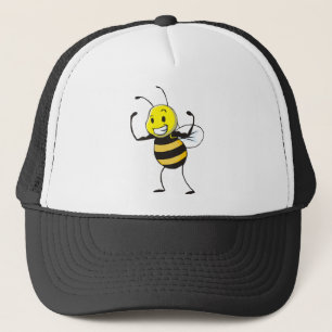 Custom Shirts : Strong Muscular Bee Shirts Trucker Hat