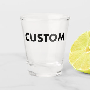 Custom Shot Glass Blank Template - 1.5oz