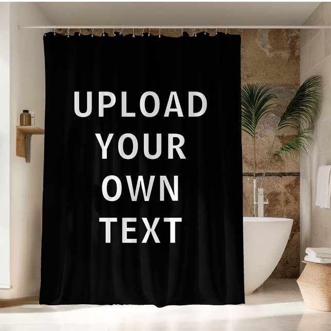 Custom Shower Curtain Add Your Photo and or Text  (Creator Uploaded)