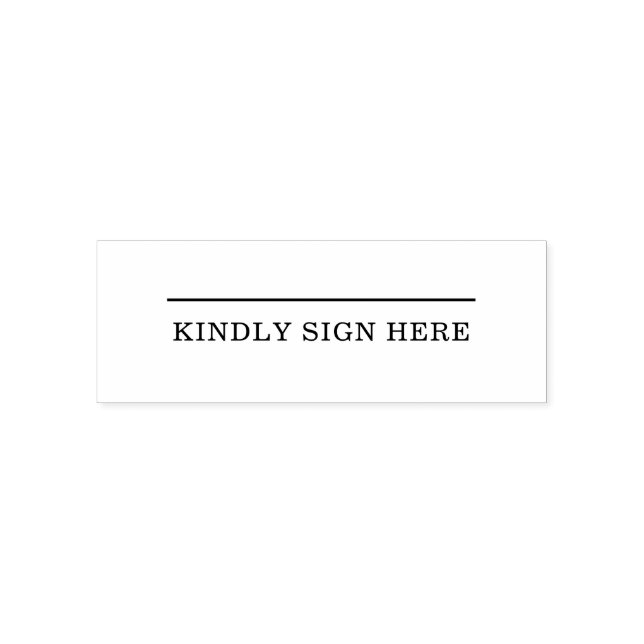 Custom Signature Office Document Design Self-inking Stamp (Design)