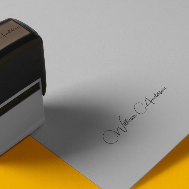 Custom Signature Personalised Self-inking Stamp (Creator Uploaded)