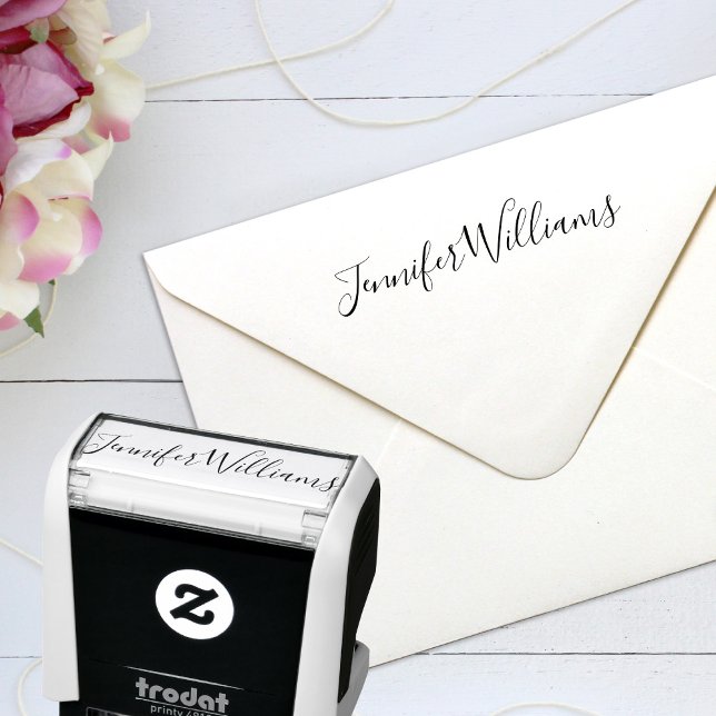 Custom Signature Personalised Self Inking Stamp (Creator Uploaded)