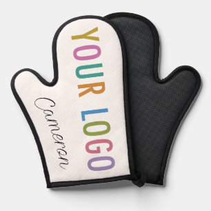 Custom Silicone Oven Mitt with Company Logo & Name