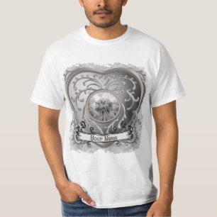 Custom Silver Fairy Heart t-shirt