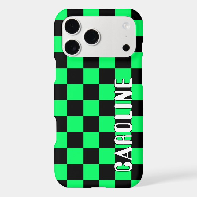 Custom Simple Abstract Geometric Check Mosaic Art (Back)