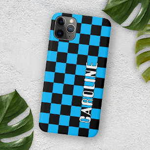 Custom Simple Abstract Geometric Check Mosaic Art Case-Mate iPhone Case