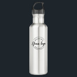Custom Simple business logo QR code website 710 Ml Water Bottle<br><div class="desc">Promote your brand with this Simple Custom Business Logo with QR Code Website Water Bottle. Featuring a sleek design, this water bottle showcases your business logo and a QR code linking to your website, making it a perfect blend of style and functionality. Ideal for corporate events, giveaways, and daily use....</div>