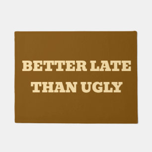 Custom Simple Cute Funny Modern Welcome Doormats
