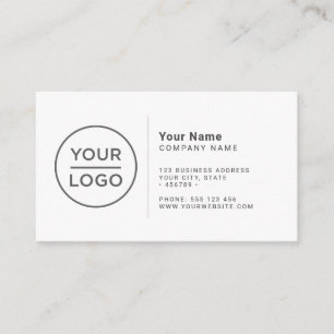Custom simple minimalist any colour business card