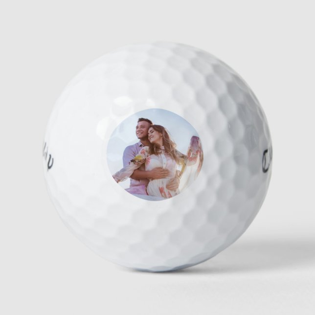 Custom Simple Photo Golf Balls (Front)