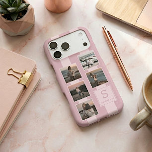 Custom Simple Photos On Dusty Rose Blush Pink