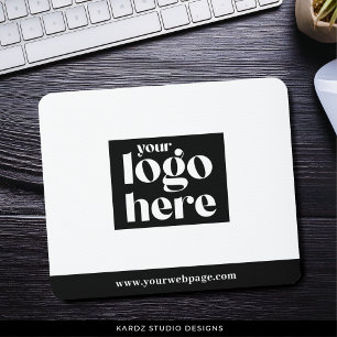 Custom Simple Your Logo Here  Mouse Pad