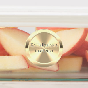 Custom Simulated Engraved Brass Labels