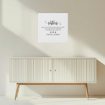 Custom Sister Definition Faux Canvas Print<br><div class="desc">Celebrate your sister with this adorable sister definition wrapped canvas.  Click the edit button to personalise this design with your own message and names.</div>