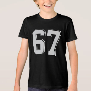 Custom six seven Shirt - Cute 67 tee for kids