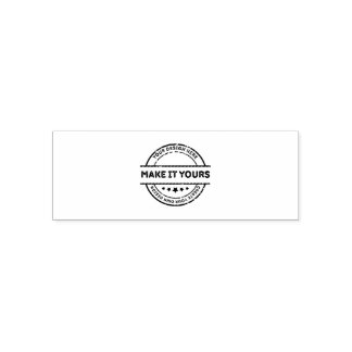 Custom Size 2.15" x 0.78" Self-inking Stamp