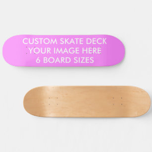 CUSTOM SKATE DECK 8 1/2" Skateboard BUB.GUM PINK