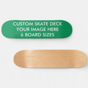 CUSTOM SKATE DECK 8 1/2" Skateboard MOSS GREEN