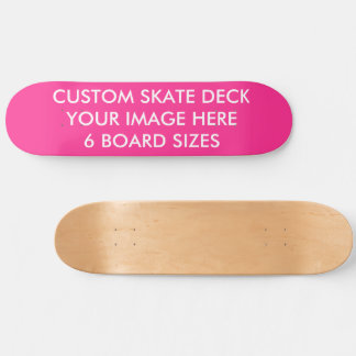 CUSTOM SKATE DECK 8 1/2" Skateboard STRAWB... PINK
