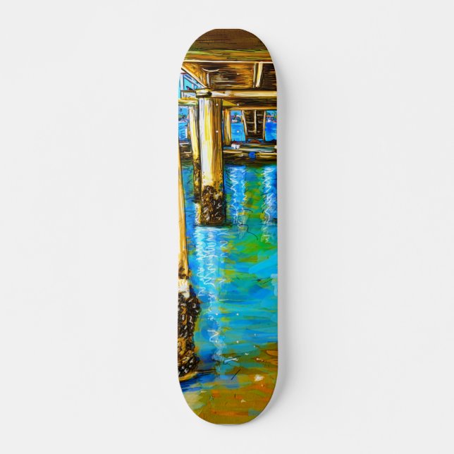 custom skateboard "under the board walk" (Front)