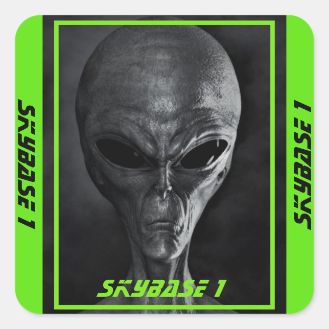 Custom SkyBase1 Alein Stickers (Front)