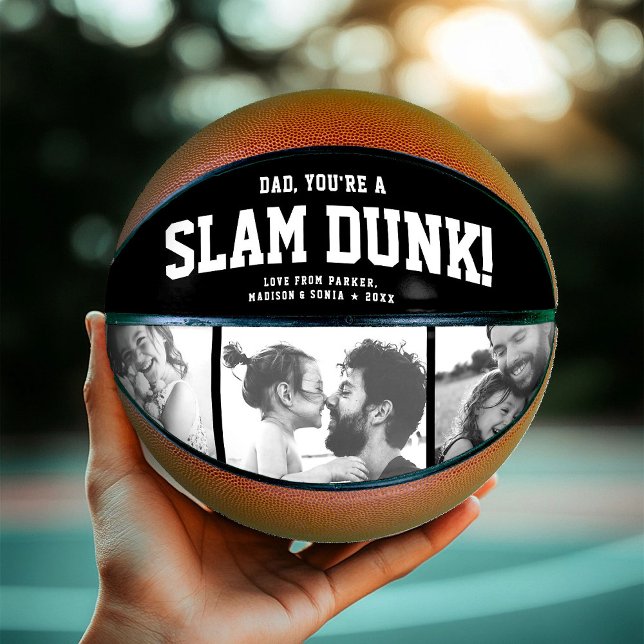 Custom SLAM DUNK Dad Photo Collage Cool Basketball (Creator Uploaded)
