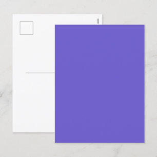 Custom Slate Blue Holiday Postcard