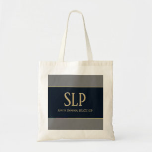 Custom SLP (speech language pathologist) tote