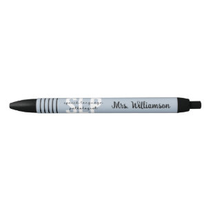 Custom SLP Speech Pathologist Speech Therapist Black Ink Pen
