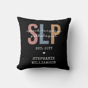 Custom SLP Speech Pathologist Speech Therapist Cushion