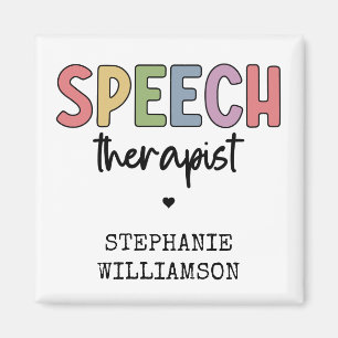 Custom SLP Speech Pathologist Speech Therapist Magnet
