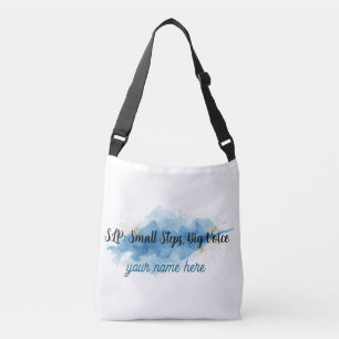 ​Custom SLP Speech Therapist Tote Bag   Small Step